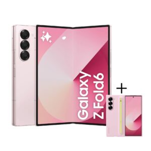 Samsung Galaxy Z Fold6 5G Dual Sim 256GB Pink + Fold6 Original S Pen Cover Pink