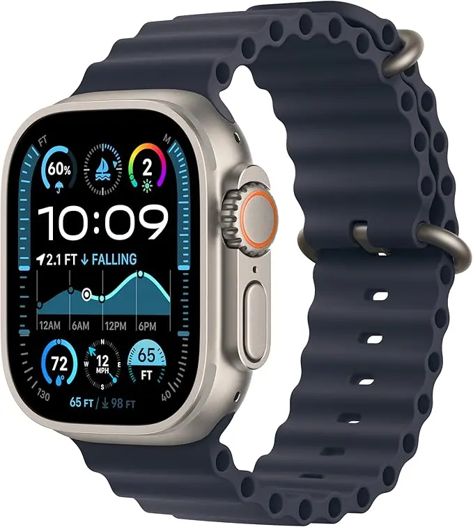 Apple Watch Ultra 2 - Black Titanium / Black Ocean Band - Image 1