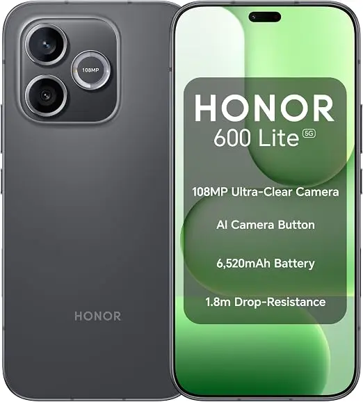 HONOR 600 Lite 5G Dual Sim - Velvet Black - Image 1