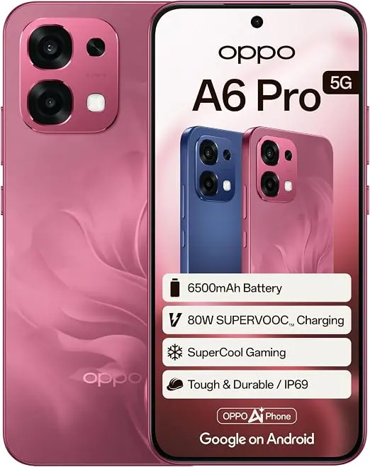 OPPO A6 Pro Dual Sim - Rosewood Red - Image 1