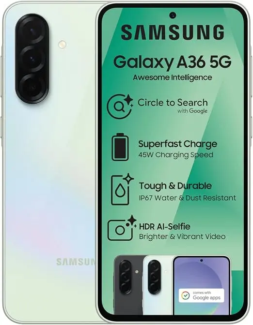 Samsung Galaxy A36 5G Dual Sim - Awesome Lime - Image 1