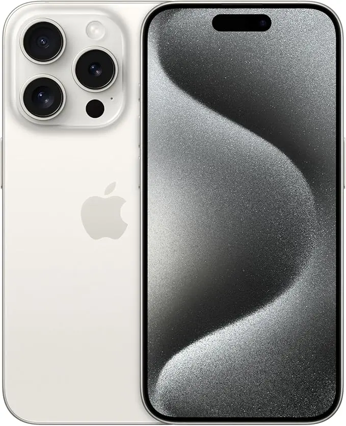Apple iPhone 15 Pro - White Titanium - Image 1