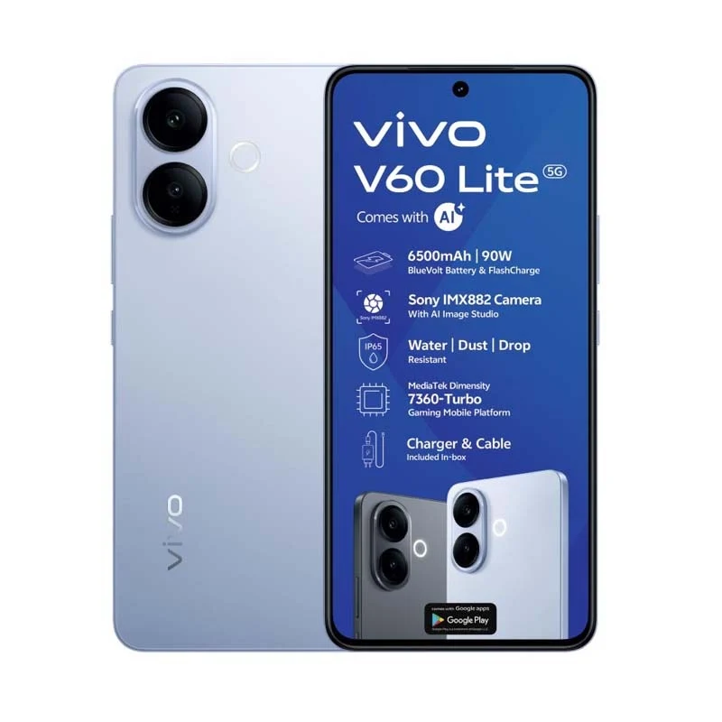 vivo V60 Lite Dual Sim - Blue - Image 1