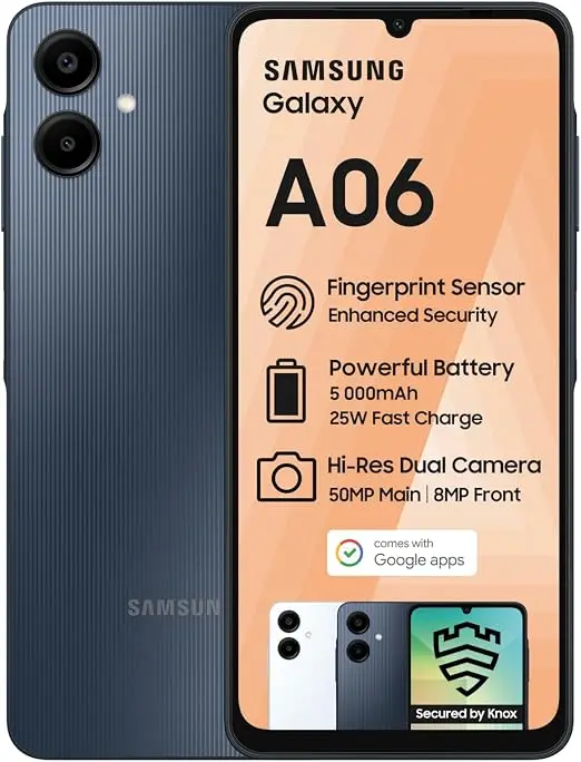 Samsung Galaxy A06 Dual Sim - Black - Image 1